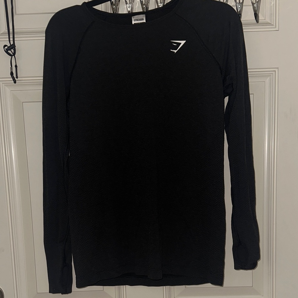 Gymshark Black Long Sleeve Top